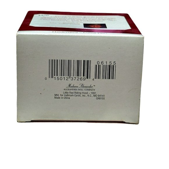 Hallmark Ornament Madame Alexander Little Red Riding Hood Vintage 1997 w/ Box - Picture 10 of 10